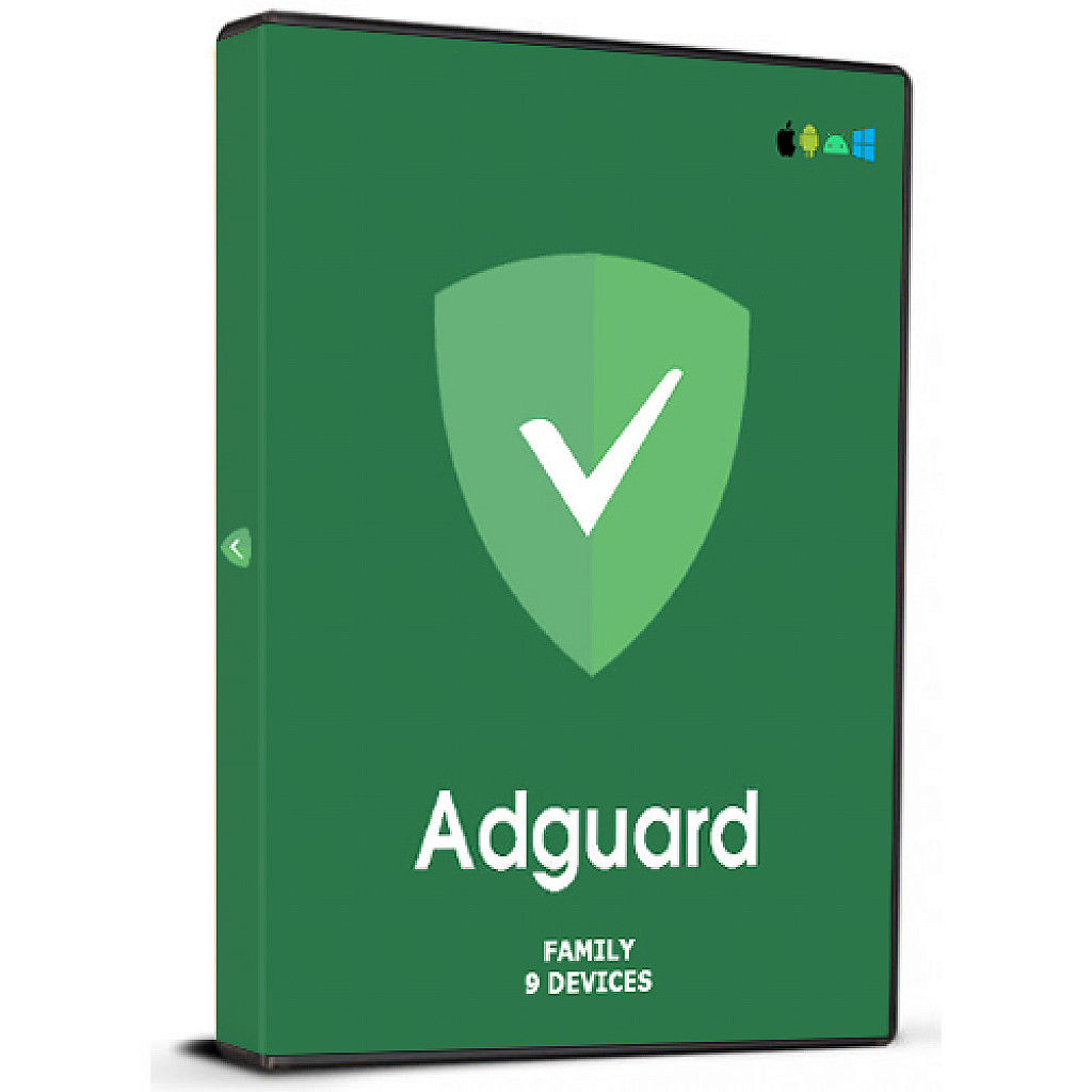 AdGuard Ad Blocker Family (9 Devices) (Subscription / Global)