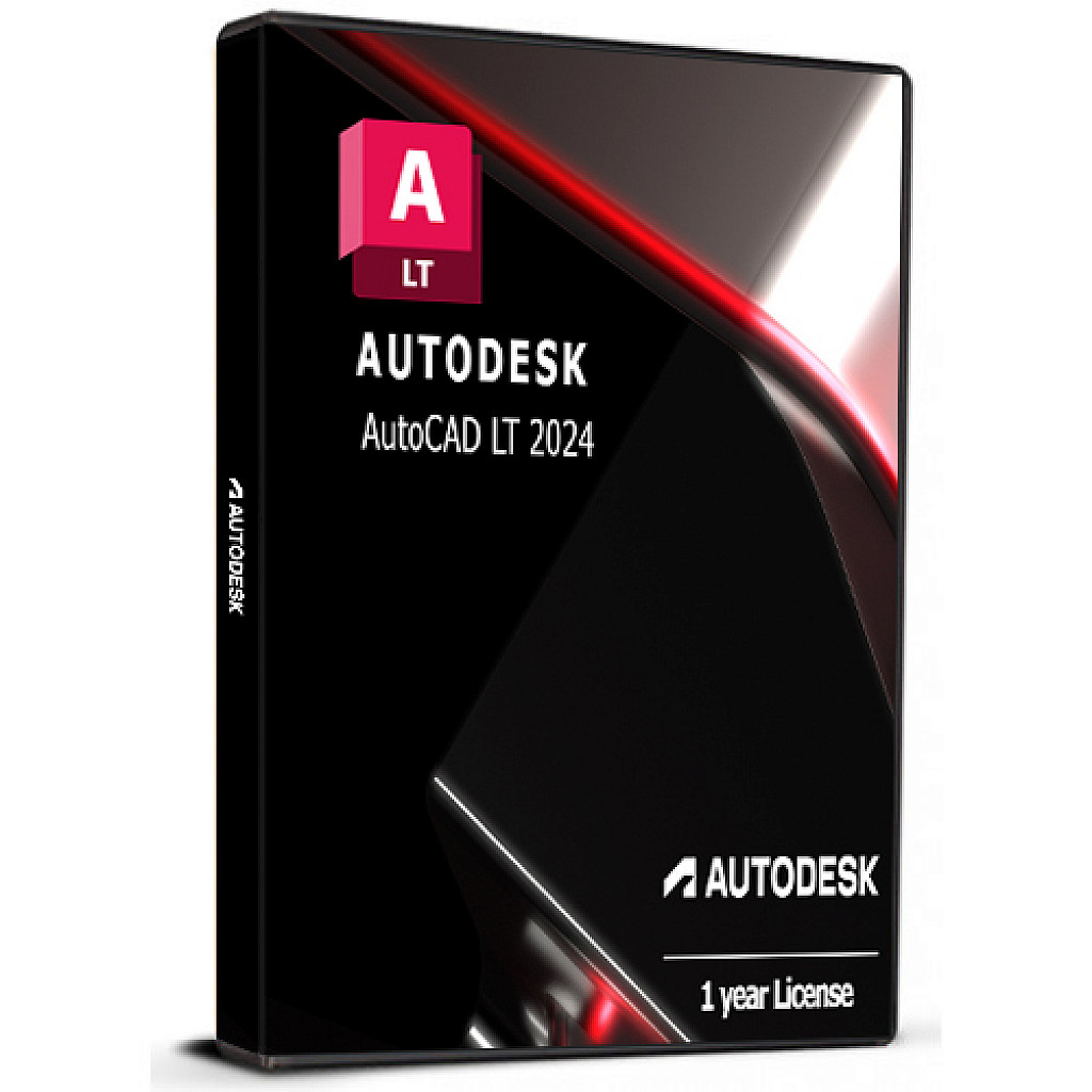 Autodesk AutoCAD LT 2024 (1 Year / 1 Device License) (Windows) (Subscription / Global)