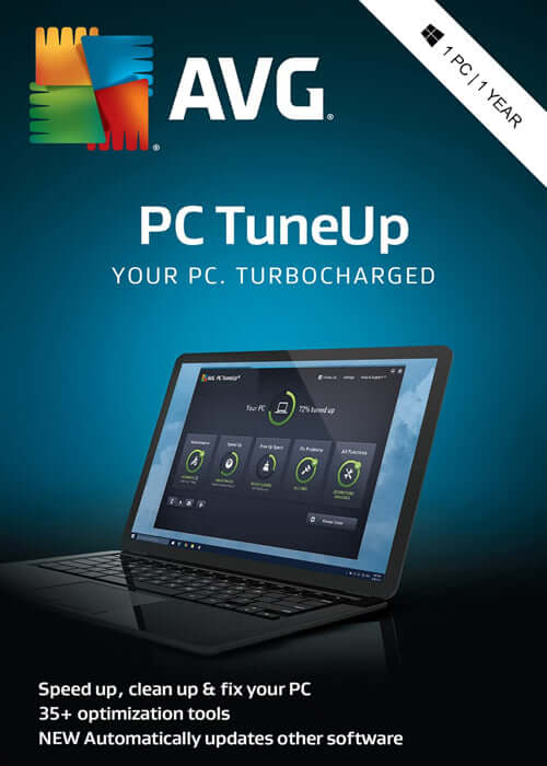 AVG PC TuneUp 2024 - 1 PC / 1 Year Key