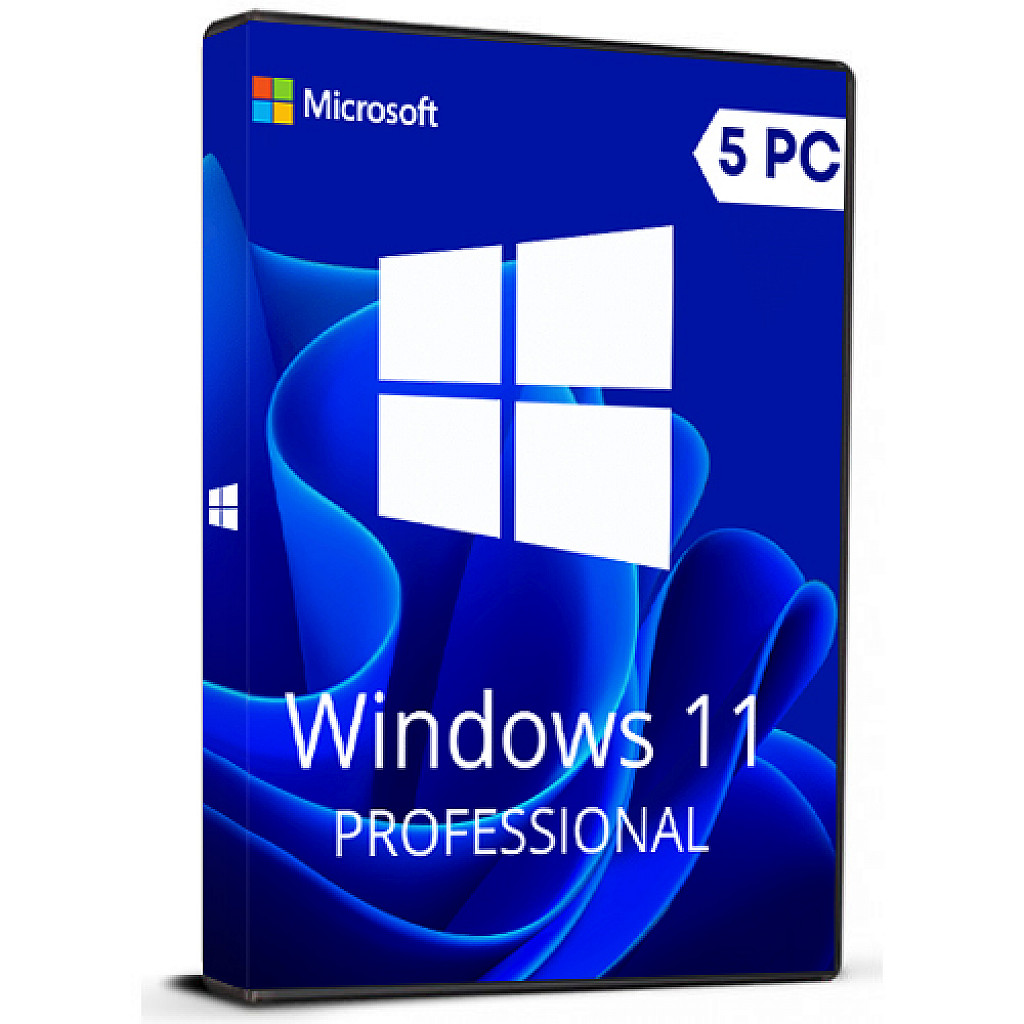 Microsoft Windows 11 Pro Retail (5 PC) (Lifetime License / Global)